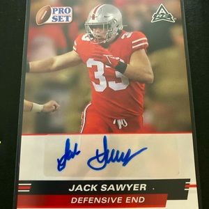 Jack Sawyer 2022 Signed Pro Set Rookie Card